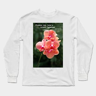 Orchid in close up Long Sleeve T-Shirt